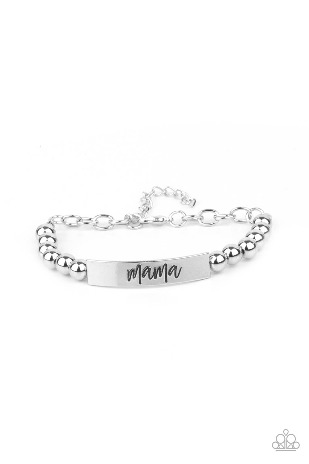 PAPARAZZI | Mom Squad - Silver | Mother's Day Bracelet