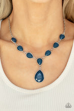 Load image into Gallery viewer, Party Paradise - Blue | Necklace | Blue teardrop | pendant
