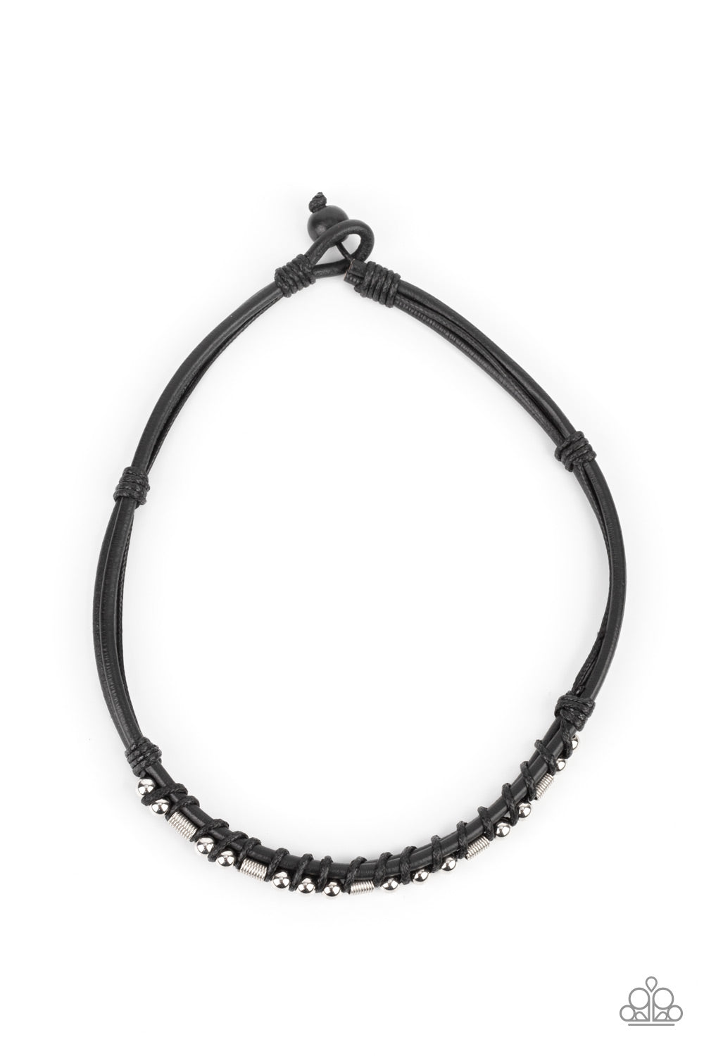 PAPARAZZI | Westside Wrangler - Black | Leather corded Necklace | Urban