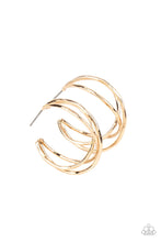 Load image into Gallery viewer, PAPARAZZI City Contour - Gold | Hoop Earring
