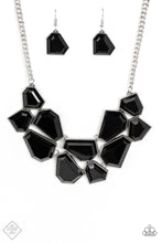 Load image into Gallery viewer, PAPARAZZI |   Double-DEFACED - Black | January 2022 Fashion Fix Necklace | Glimpses of Malibu
