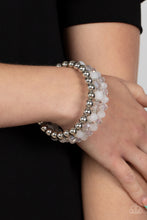 Load image into Gallery viewer, PAPARAZZI | Gimme Gimme - White | Coil White Bracelet
