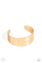 Load image into Gallery viewer, Coolly Curved - Gold | September Fashion Fix | Gold Band | Cuff | Sunset Sightings
