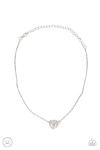Load image into Gallery viewer, PAPARAZZI Twitterpated Twinkle - White | Heart Choker
