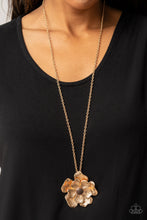 Load image into Gallery viewer, PAPARAZZI | Homegrown Glamour - Gold BLOOM NECKLACE
