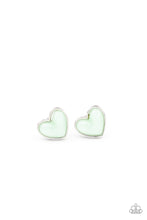 Load image into Gallery viewer, Starlet Shimmer Heart post earring
