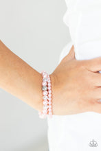 Load image into Gallery viewer, PAPARAZZI | Cotton Candy Dreams | Pink Pearl Stretchy Bracelet
