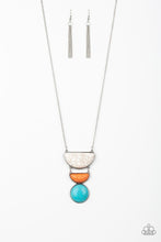 Load image into Gallery viewer, PAPARAZZI | Desert Mason - Multi | cracked stone tri colored necklace
