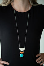 Load image into Gallery viewer, PAPARAZZI | Desert Mason - Multi | cracked stone tri colored necklace

