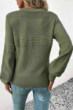 Load image into Gallery viewer, Round Neck Long Sleeve Sweater
