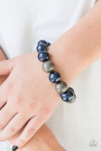 Load image into Gallery viewer, Humble Hustle | Blue and Gray Bracelet

