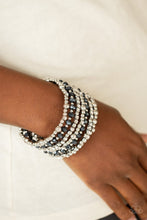 Load image into Gallery viewer, PAPARAZZI | Ice Knowing You - Blue Coil Bracelet
