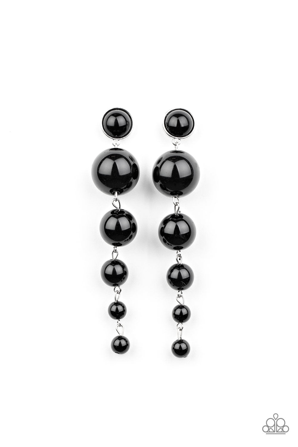 PAPARAZZI | Living a Wealthy Lifestyle Black Post Earring
