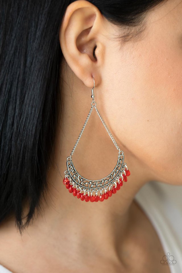 PAPARAZZI | Orchard Odyssey Red Earring