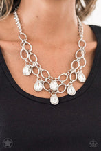 Load image into Gallery viewer, PAPARAZZI | Show-Stopping Shimmer | White Rhinestone Necklace
