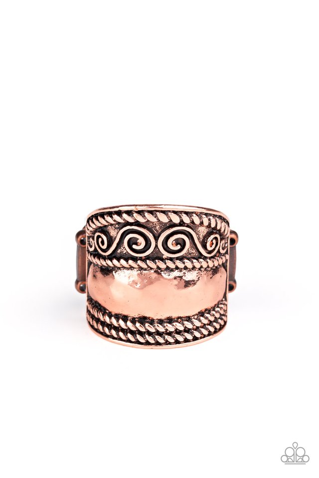 Textured Tantrum | Copper Ring